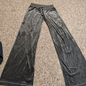 Girls velvet sweatpants